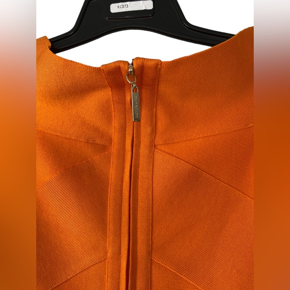 Marciano Bandage Orange Dress - Size S - Picture 7 of 10